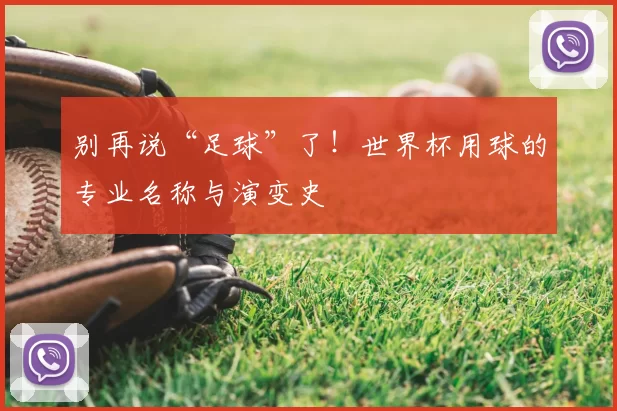 别再说“足球”了!世界杯用球的专业名称与演变史