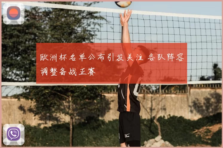 欧洲杯名单公布引发关注 各队阵容调整备战正赛