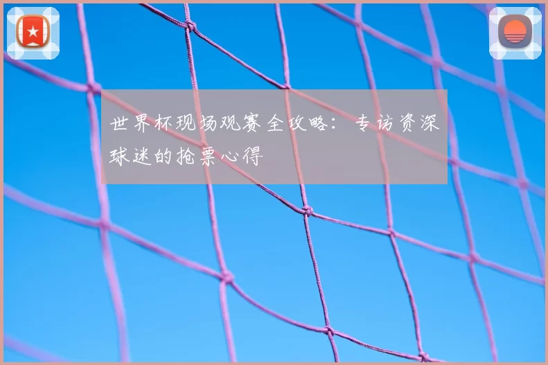 世界杯现场观赛全攻略：专访资深球迷的抢票心得